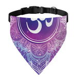 Spiritual Om Mandala Print Over The Collar Dog Bandana