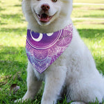Spiritual Om Mandala Print Over The Collar Dog Bandana