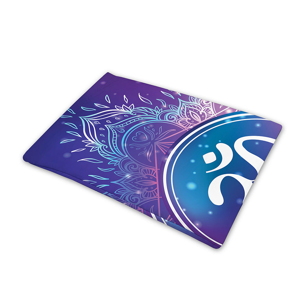Spiritual Om Mandala Print Pet Cooling Mat Cover