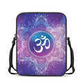 Spiritual Om Mandala Print Rectangular Crossbody Bag