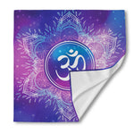 Spiritual Om Mandala Print Silk Bandana