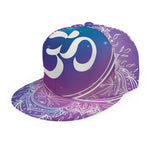 Spiritual Om Mandala Print Snapback Cap