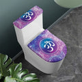Spiritual Om Mandala Print Toilet Lid And Tank Cover Set