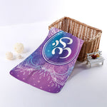Spiritual Om Mandala Print Towel