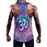 Spiritual Om Mandala Print Training Tank Top