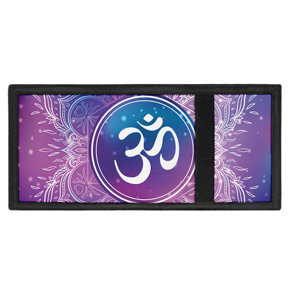 Spiritual Om Mandala Print Trifold Wallet