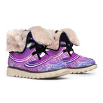 Spiritual Om Mandala Print Winter Boots