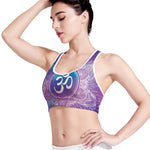 Spiritual Om Mandala Print Women's Sports Bra