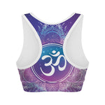 Spiritual Om Mandala Print Women's Sports Bra