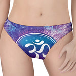 Spiritual Om Mandala Print Women's Thong