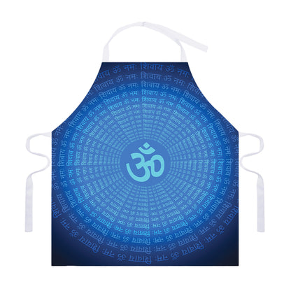 Spiritual Om Sign Print Adjustable Apron