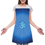 Spiritual Om Sign Print Adjustable Apron
