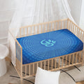 Spiritual Om Sign Print Baby Crib Sheet