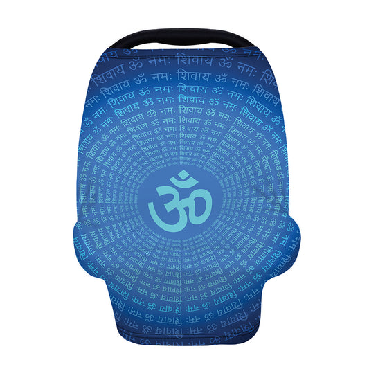 Spiritual Om Sign Print Baby Seat Cover