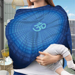 Spiritual Om Sign Print Baby Seat Cover