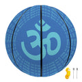 Spiritual Om Sign Print Basketball