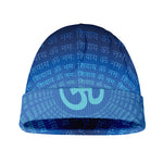 Spiritual Om Sign Print Beanie