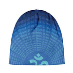 Spiritual Om Sign Print Beanie