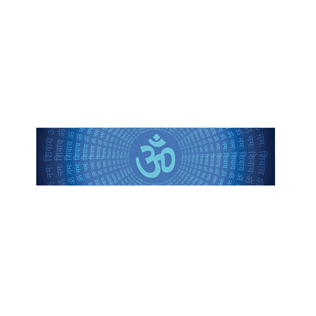 Spiritual Om Sign Print Bed Runner