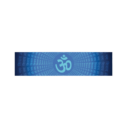 Spiritual Om Sign Print Bed Runner