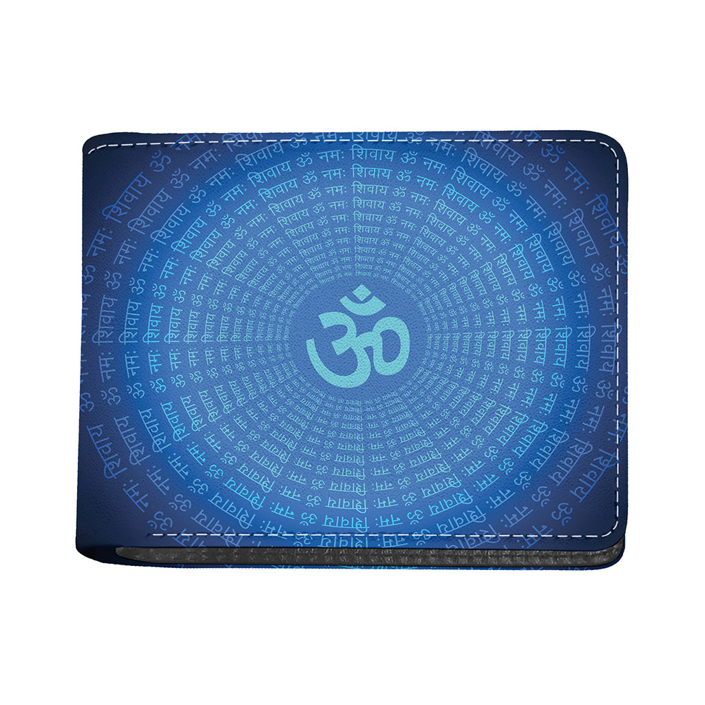 Spiritual Om Sign Print Bifold Wallet