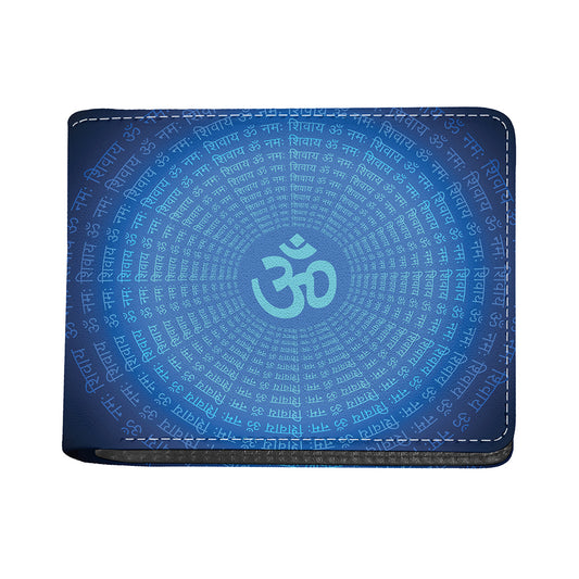 Spiritual Om Sign Print Bifold Wallet