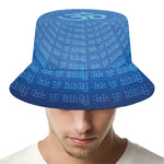 Spiritual Om Sign Print Bucket Hat