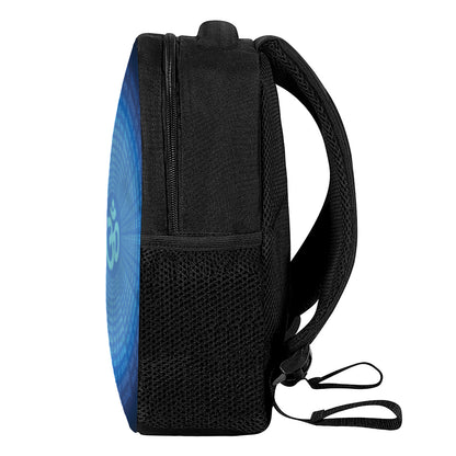 Spiritual Om Sign Print Casual Backpack