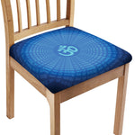 Spiritual Om Sign Print Chair Cushion Cover