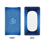 Spiritual Om Sign Print Changing Pad Cover