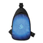Spiritual Om Sign Print Chest Bag
