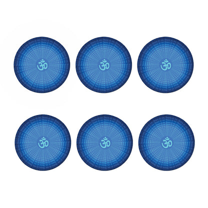 Spiritual Om Sign Print Coaster Set