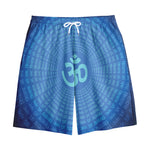 Spiritual Om Sign Print Cotton Shorts