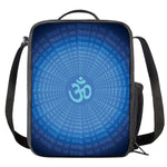 Spiritual Om Sign Print Crossbody Lunch Bag