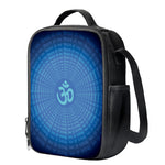 Spiritual Om Sign Print Crossbody Lunch Bag