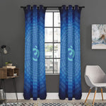 Spiritual Om Sign Print Curtain