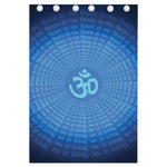 Spiritual Om Sign Print Curtain