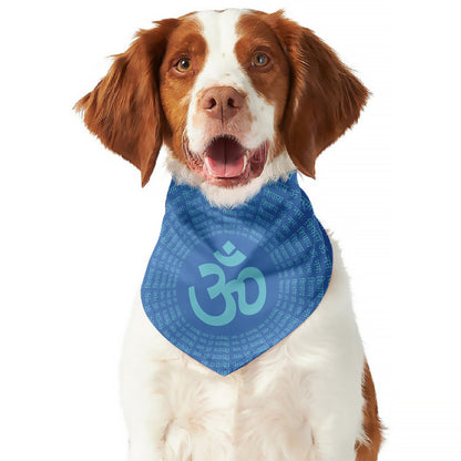 Spiritual Om Sign Print Dog Bandana
