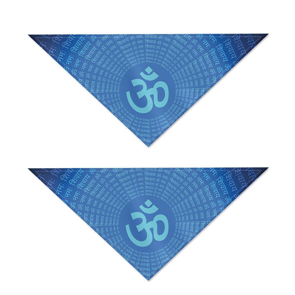 Spiritual Om Sign Print Dog Bandana