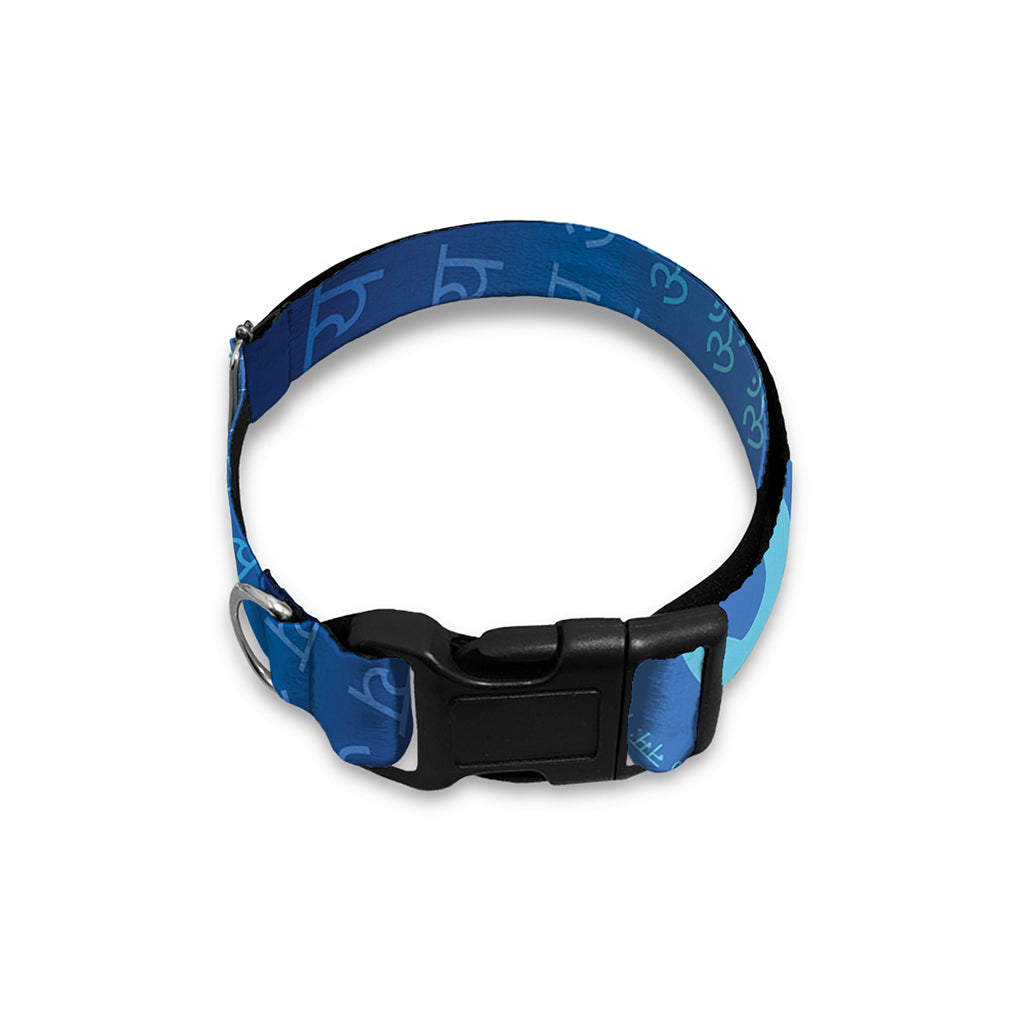 Spiritual Om Sign Print Dog Collar