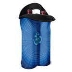 Spiritual Om Sign Print Double Neoprene Wine Tote