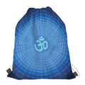 Spiritual Om Sign Print Drawstring Bag