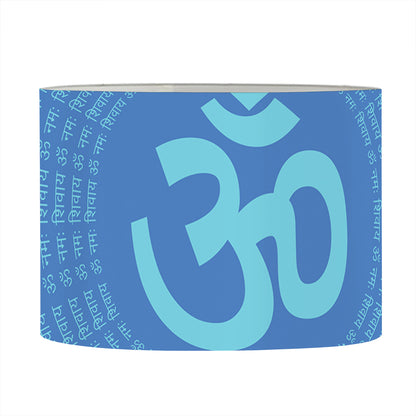 Spiritual Om Sign Print Drum Lamp Shade