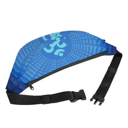 Spiritual Om Sign Print Fanny Pack