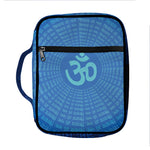 Spiritual Om Sign Print Front Pocket Bible Bag