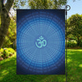 Spiritual Om Sign Print Garden Flag