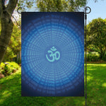 Spiritual Om Sign Print Garden Flag