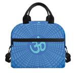 Spiritual Om Sign Print Insulated Lunch Bag
