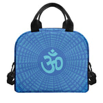 Spiritual Om Sign Print Insulated Lunch Bag
