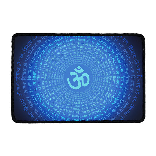 Spiritual Om Sign Print Kitchen Mat